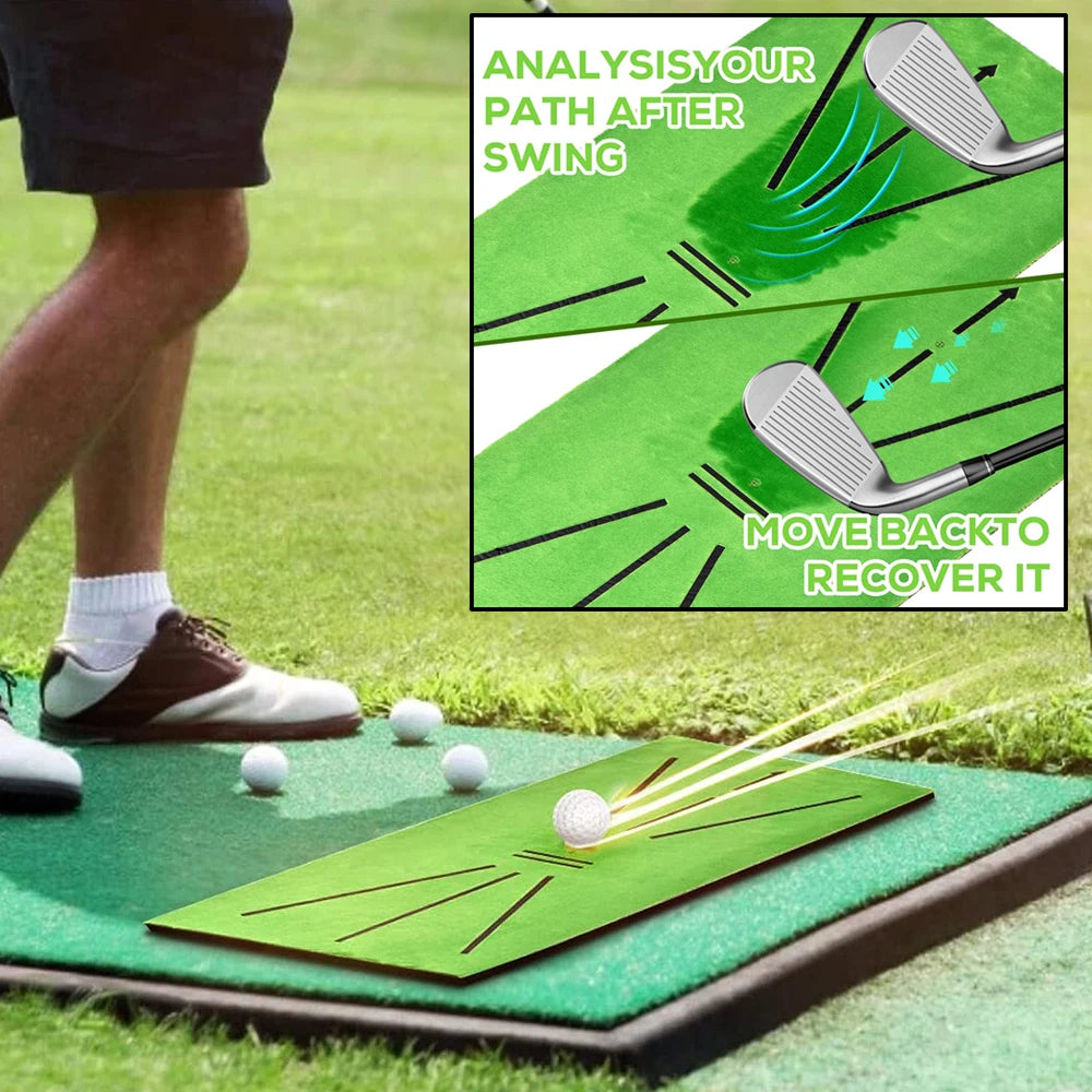 Golf Swing Trainer Mat - Swing trajector mat